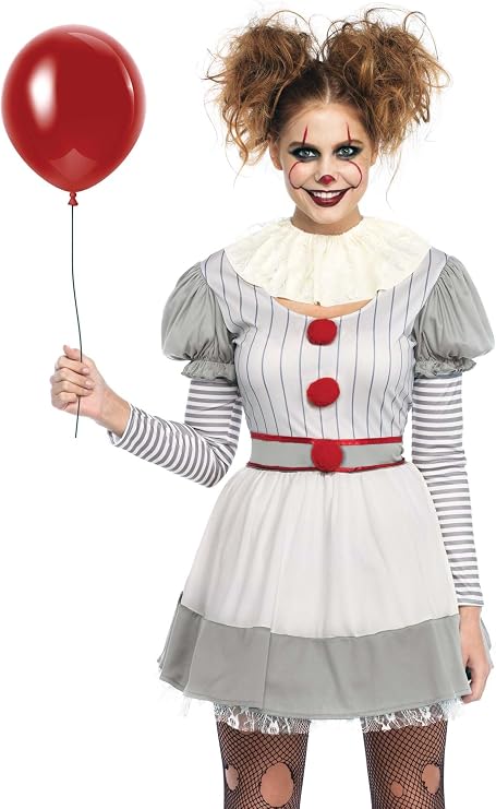 Leg Avenue Women's Creepy Clown Costume