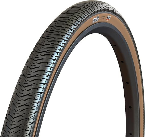 Maxxis DTH | Single Compound - EXO | Tan Sidewall Grooved Slick BMX Tire