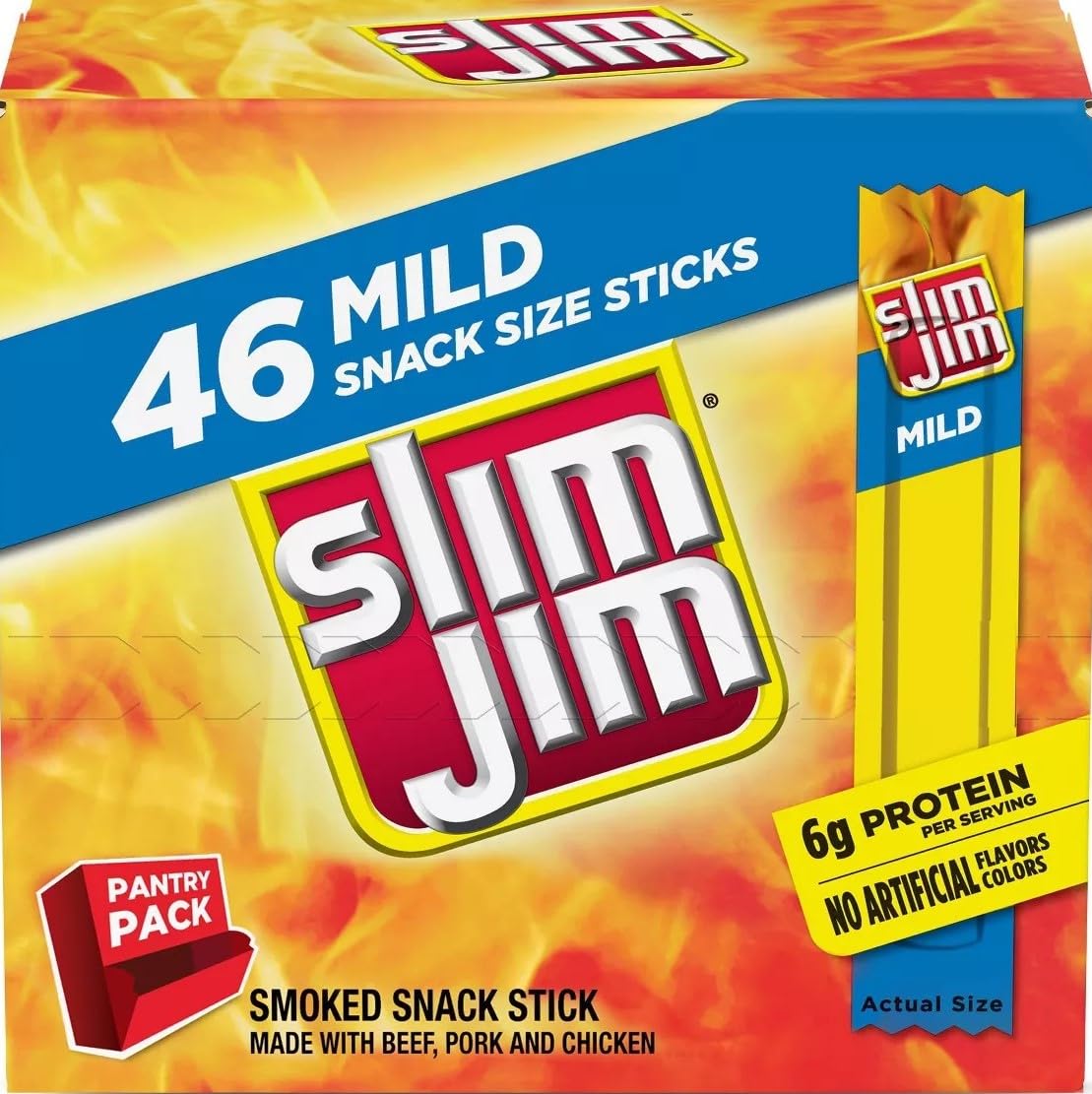 Mild Snack Size Stick, Meat Snacks, 0.28 oz, 46 Count Box