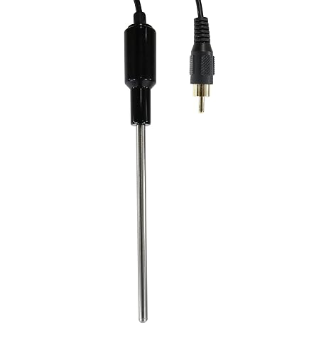 Apera Instruments MP500 Temperature Probe, NTC 30 kohm thermistor, RCA Connector, 3-ft Cable