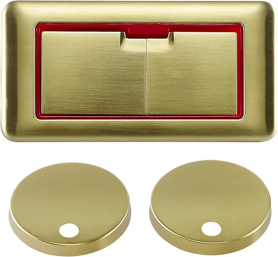 Toilet Hardware Brushed Gold (SM-25-1TBAS05WH)