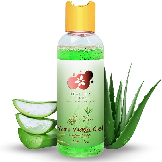 Yoni All-Natural Feminine Care Gel Wash | Powerful Plant-Based Daily Cleanser For Intimate Areas | Odor Control, Menstrual Support, Natural pH Balance | Women-Owned (Aloe Vera Blend)