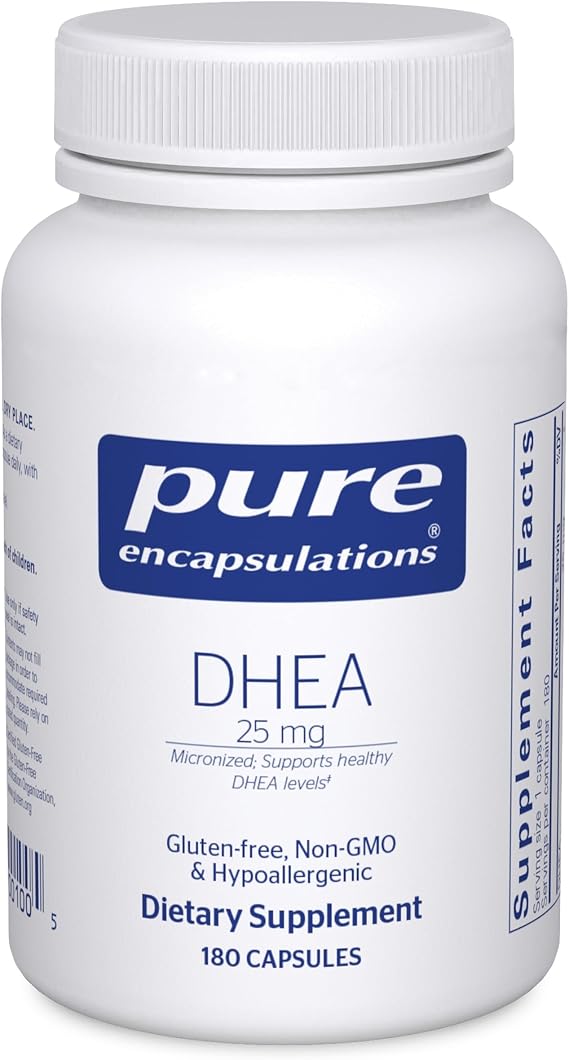 Pure Encapsulations DHEA 25 mg, 180 Capsules