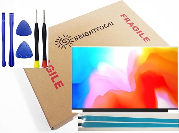 New Screen Replacement for B140XTN07.3 HD 1366x768 Narrow High End LCD LED Screen Display with Tape and Tool
