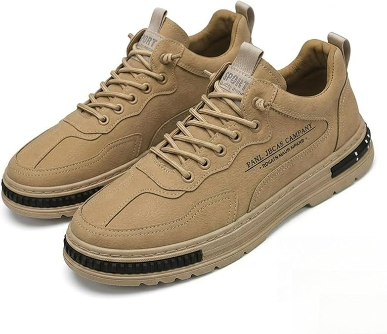 Rugged Casual Suede Sneakers, Premium Durable Workwear Inspired Shoes, Lightweight Non-Slip Athletic Trainers, Versatile Footwear for Urban Commuting & Hiking