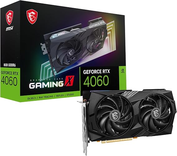 MSI GeForce RTX 4060 GAMING X 8G Graphics Board VD8559