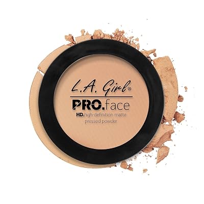 L.A. Girl Pro.Face Matte Pressed Powder, Buff GPP606