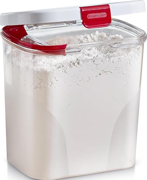 PrepSolutions Flour Keeper Airtight Storage Container for Flour, Sugar & Dry Goods, 5 lb Capacity, BPA-Free, Easy Pour Design