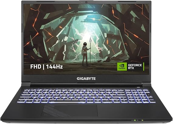 GIGABYTE G5 KF-E3US333SH 15.6" FHD 1920x1080 144Hz, NVIDIA GeForce RTX 4060 Laptop GPU, Intel Core i5-12500H, 8GB DDR4 RAM, 512G SSD, Win11 Home Black