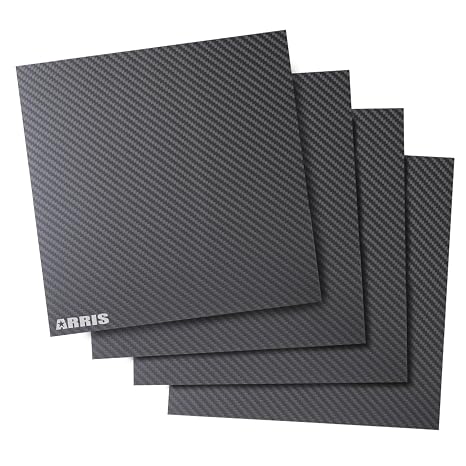 ARRIS 3K Twill Matte Carbon Fiber Plate 300X300X4.0MM Sheet