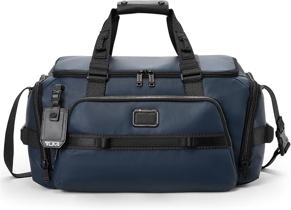 TUMI Alpha Bravo Mason Duffel, Fits Up To 15" Laptop, Navy Coated Canvas