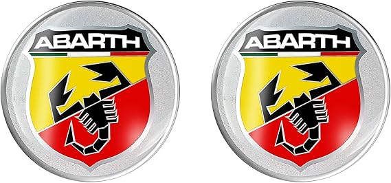 Abarth Andy 21536 Stickers 3d Scudetto, Diameter 21 mm