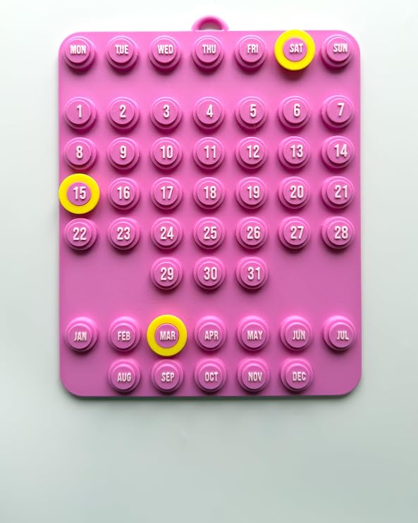 Ring A Date Takvim (Pembe)
