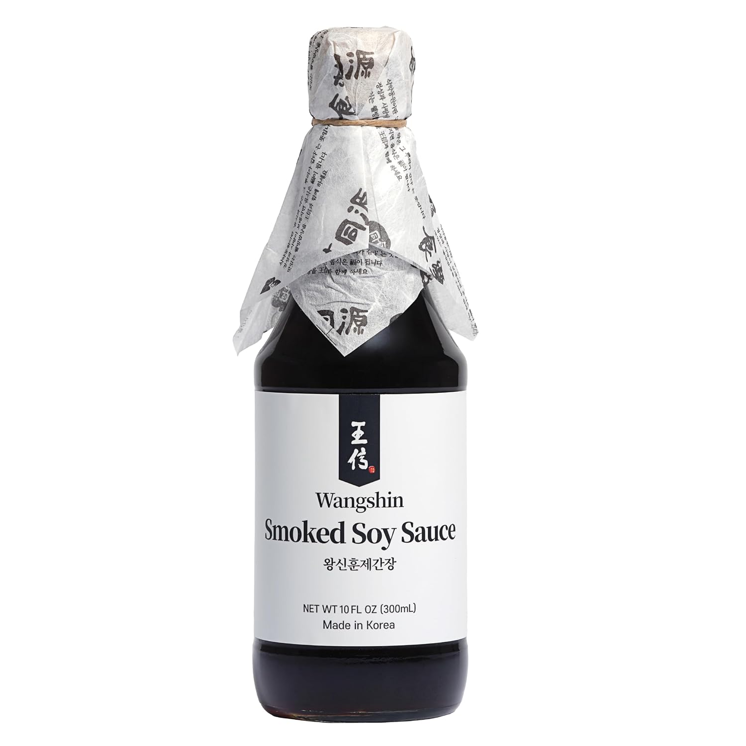 Wangshin Premium Smoked Soy Sauce 10 fl ozAged 3 years - Anchovies and Soy Beans Fermented in Korean Traditional Clay Pots