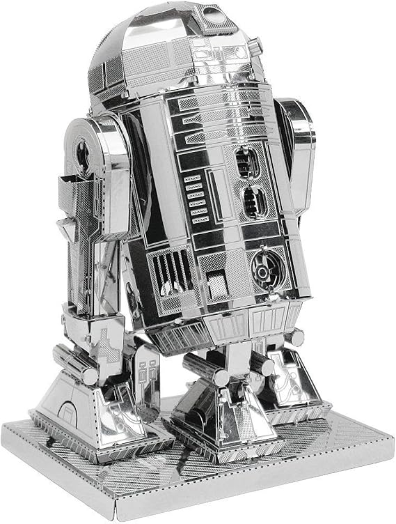 Fascinations Metal Earth 3D Model Kits Star Wars Set of 2 Millennium Falcon & R2-D2