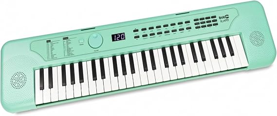RockJam RJ490MG 49 Key Mini Keyboard Piano, Mint Green