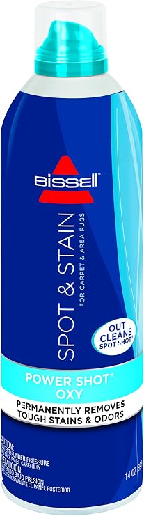 BISSELL Power Shot Oxy for Carpet & Area Rugs, 14 ounces, 13A2