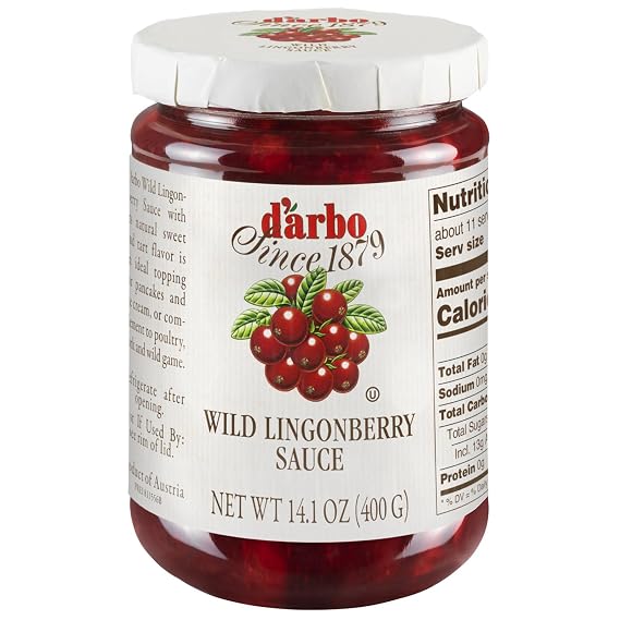 Darbo Conserves, Sauce Wild Lingonberry, 14.1 Ounce - Pack 1