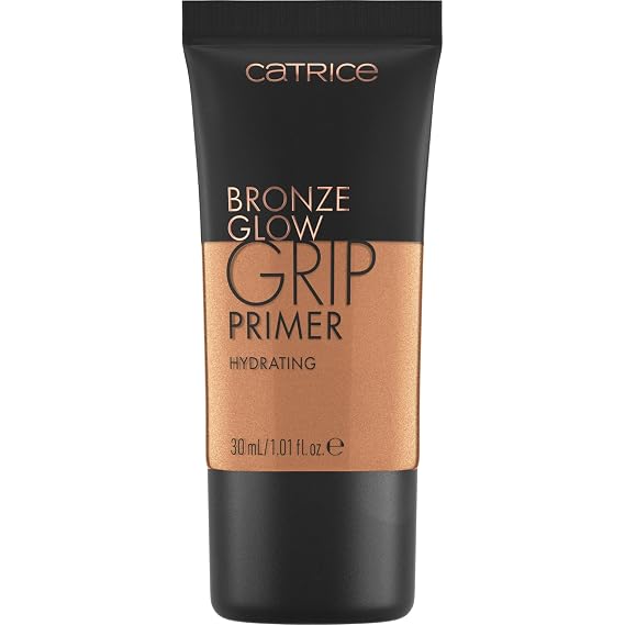 Catrice Bronze Glow Grip Primer, Long Wear Radiant and Bronzed Makeup Base