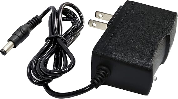 DC 6V 2A Power Supply Adapter | 100-240V AC Input, 5.5x2.5mm Connector, US Plug, AC/DC Transformer