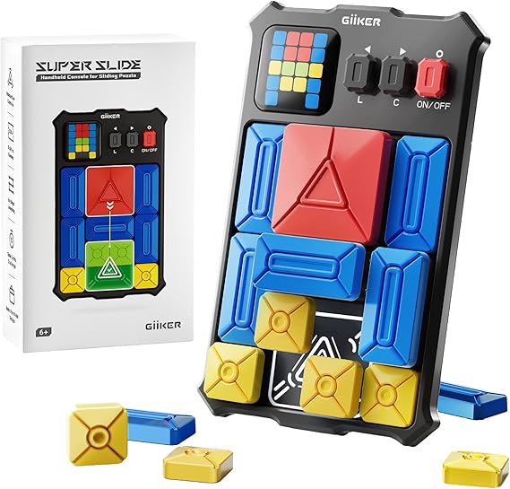 GiiKER Super Slide Puzzle Game, 500+ Challenges, STEM Toy for Ages 6+