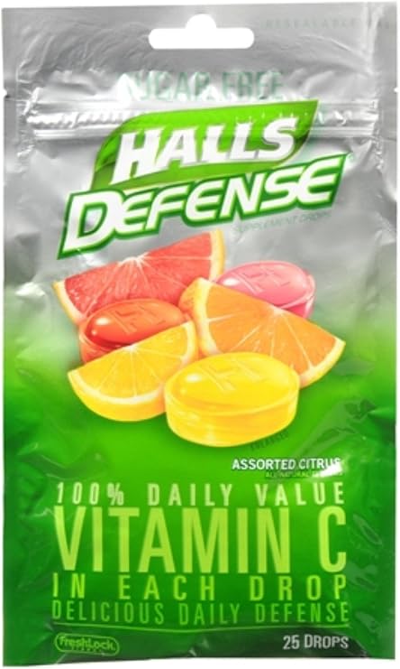 Halls Defense Sf Asst Cit Size 25ct
