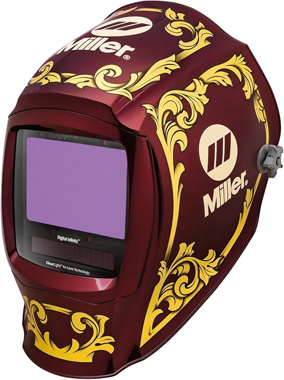 Miller Digital InfinityTM Welding Helmet, ClearLightTM | For welders who want cost-effective quality and performance; For MIG, TIG, grinding; professional hood