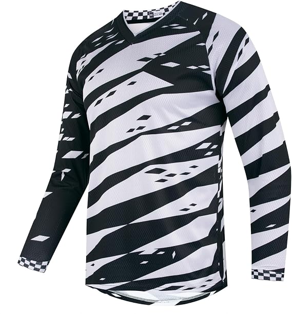 Dirt Bike Jersey for Youth,Kids MTB Downhill Bicycle Shirt Long Sleeve for Biking Cycling Motorcycle BMX Offroad Racing
