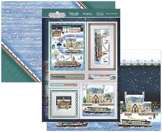 Hunkydory Crafts Christmas Style Luxury Topper Set- Winter by The Canal ELEG25-908