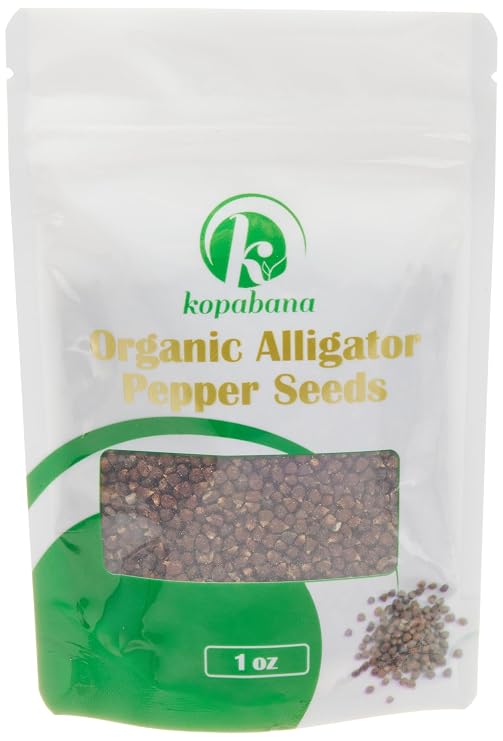 KOPABANA Organic Alligator Pepper Seeds| Mbongo spice | Spice |Ataare |Guinea Pepper | Alligator Pepper | Grains of Paradise | Lizard Pepp 1oz