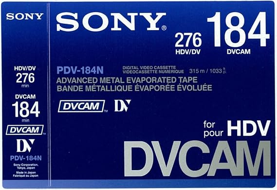 Sony PDV184N DVCAM 184 Minute Tape