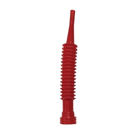 WirthCo 32187 Funnel King Flex-O-Spout Red Flexible Polyethylene Pour Spout