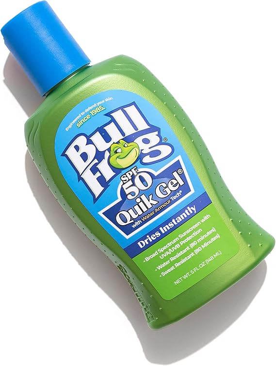 Bull Frog Land Sport Quik Gel Sunscreen, SPF 50 5 fl oz (147 ml)