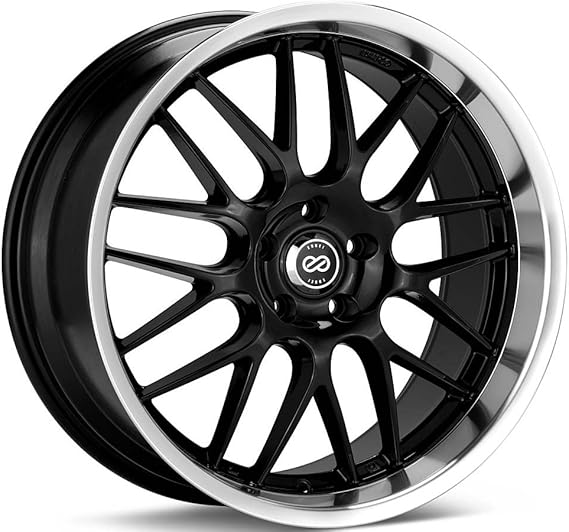 Enkei 469-880-6540BK LUSSO Performance Wheel 18x8 +40 5x114.3 Black Paint