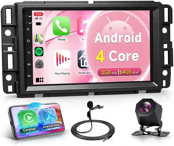 Rimoody Android 15 Car Stereo Radio for Chevy Silverado Suburban 2007-2014