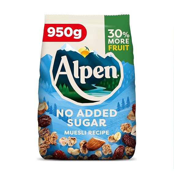 Alpen Museli No Added Sugar 950g