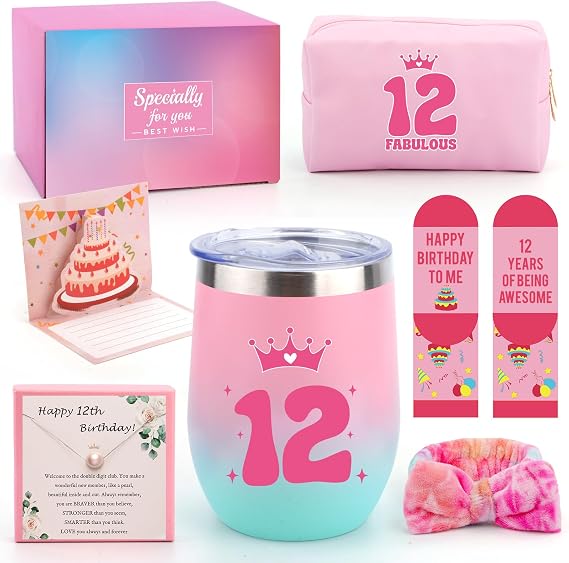 12 Year Old Girl Gifts, Gifts for 12 Year Olds Girls Cool Presents for 12 Yaer Old Girls Birthday Gifts for Daughter, Sister, Niece, Granddaughter Birthday Gifts Ideas for Teen Girl