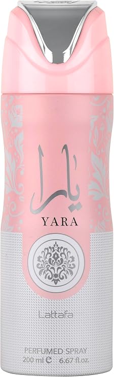 Lattafa Yara Perfumed DeoFor Unisex Spray 6.7 Ounce