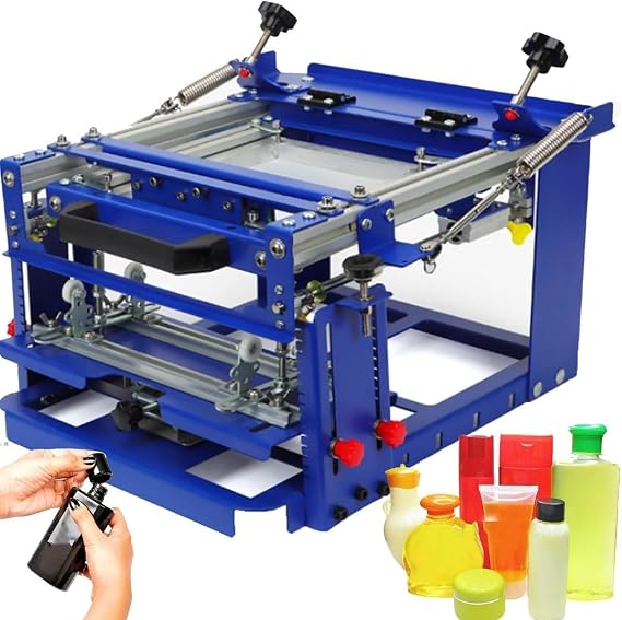 Roller Screen Printing Machine, Manual Curved Screen Printing Machine, Precise Positioning