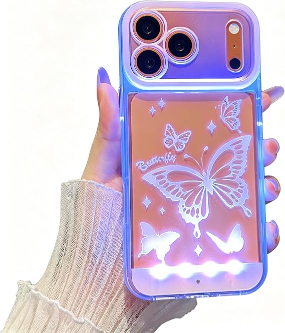 for iPhone 18 Pro Max Case/17 Pro Max Case Call Lightning Led