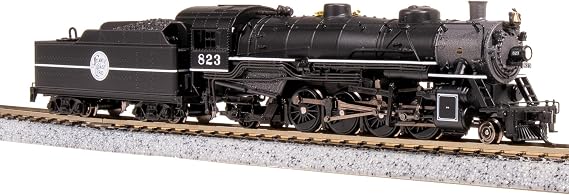 Broadway Limited 7850 USRA Light Mikado, ACL 823, Paragon4 Sound/DC/DCC, N Scale
