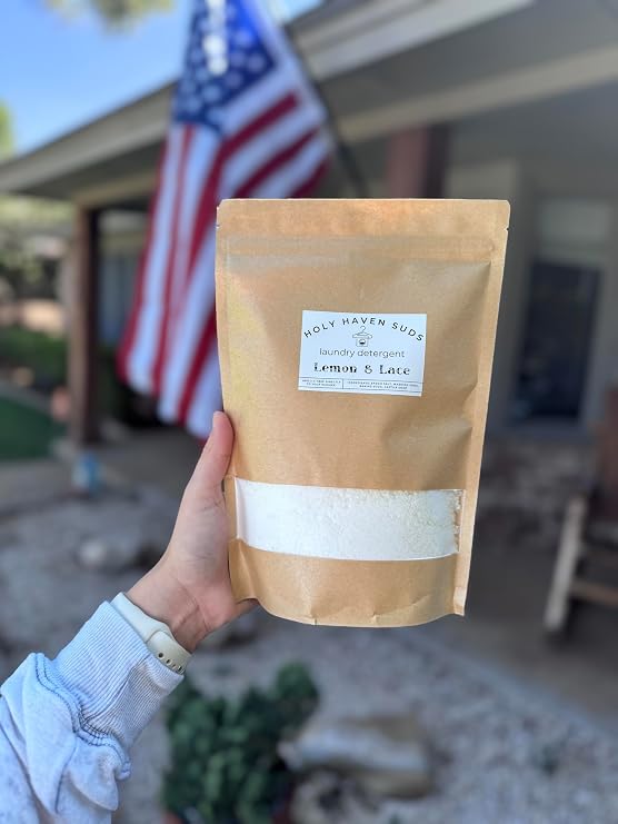 Natural Laundry Powder Detergent, Eco-Safe Formula