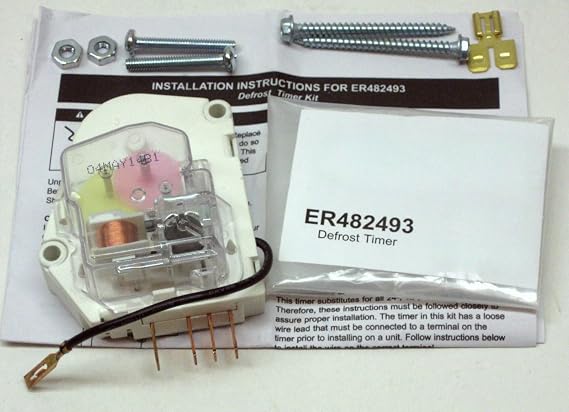 Refrigerator Defrost Timer Control for Whirlpool W10822278 483212