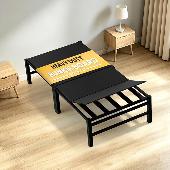 Twin Size Bunkie Board 38x75'' Anti-Sag Under Bed Support Pad