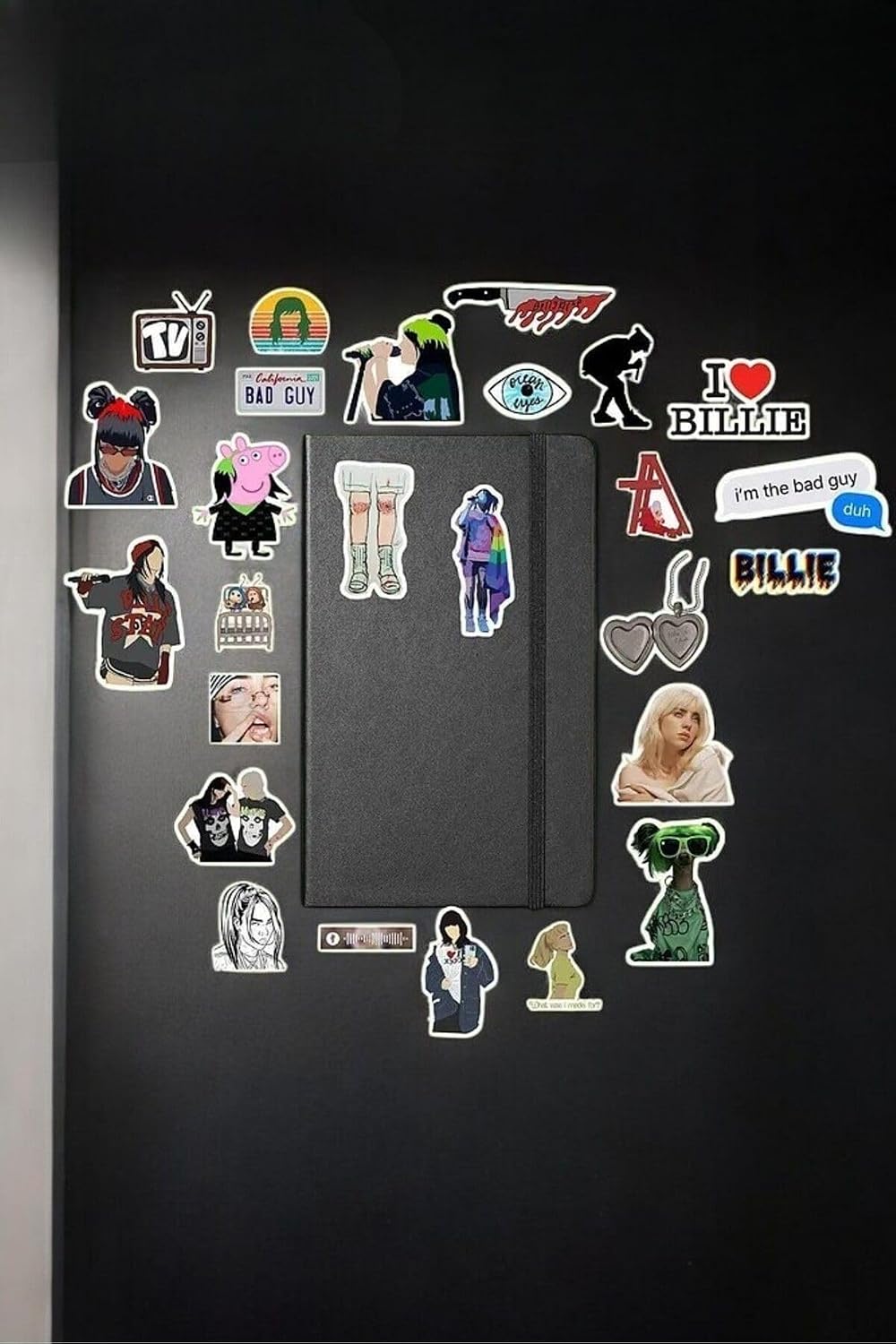 Ms Major Selection Billie Eilish Sticker PackageBullet Journal Notebook Sticker Agenda Laptop Label