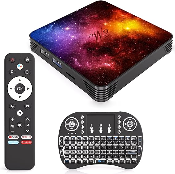 Android 14.0 TV Box 2026,Quad-Core 4GB RAM 128GB ROM,Mini Keyboard | 8K Video,Dual WiFi, Bluetooth 5.0, HDMI USB 2.0/3.0 Smart Home Streaming Media Box