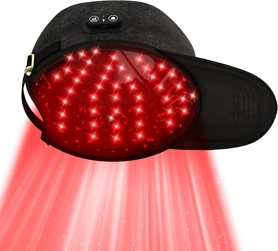 iKeener Laser Hair Growth Cap, FDA Cleared 660nm & 850nm Wireless Red Light Therapy Hat for Hair Regrowth and Hair Loss, 4 Working Modes and 3 Brightness