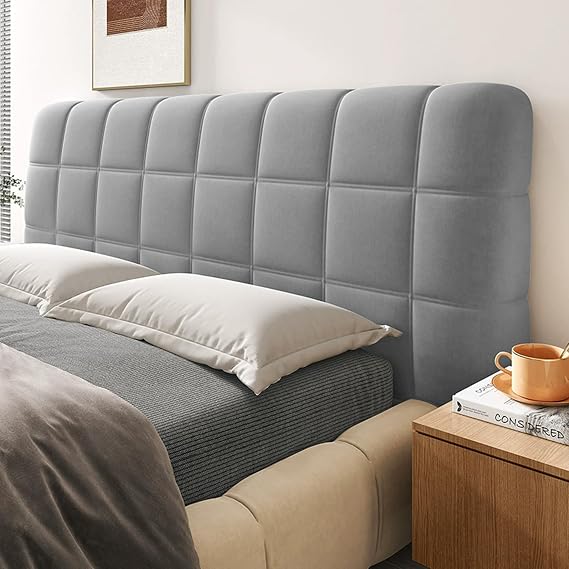 Headboard Headboard Covers Dustproof Headboard Protector Covers for Bedroom Hotel Furniture Decor Washable Headboard Protector Covers for Single Double King Size Bed (120cm )