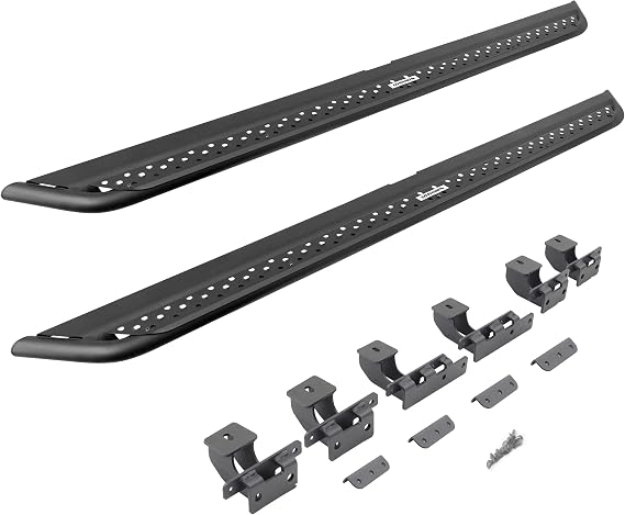 Go Rhino Dominator Xtreme DSS Sidestep & Brackets | Mild Steel, Textured Black | DSS4516T | Fits 2020-2024 Jeep Gladiator JT, 4-Door