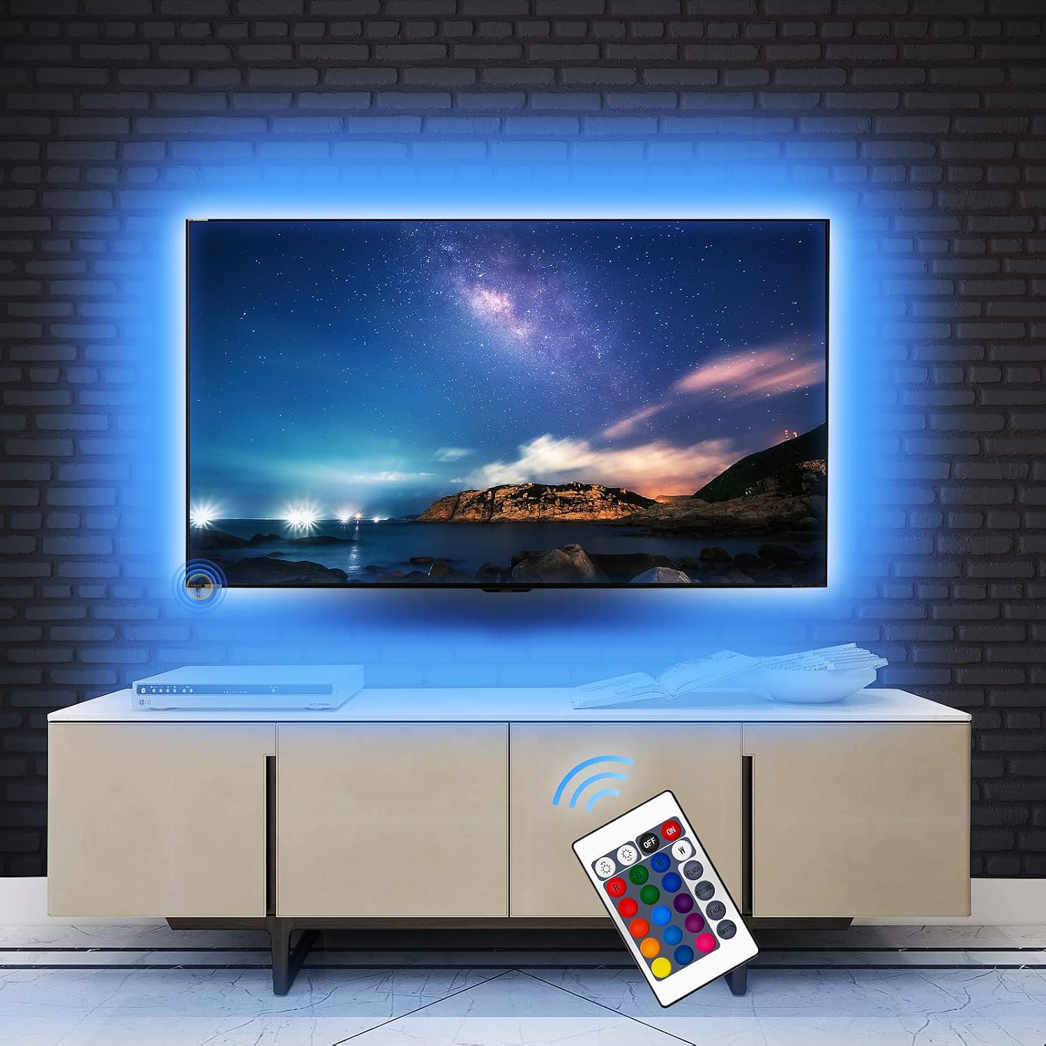Led Strip Lights for 32-65in TV Backlight Kit PC Monitors, Bedroom, Gaming Room, Home Theatre Atmosphere Light